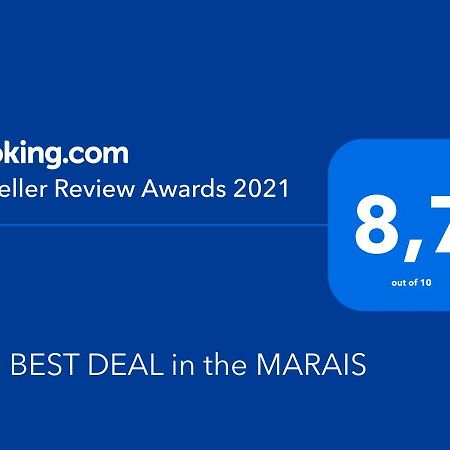 The Best Deal In The Marais - 1Bedroom Apt - 45M2 Párizs Kültér fotó